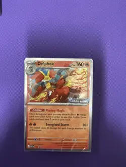 Delphox MEP 074 Prerelease Stamped Promo Chaos Rising Pokemon Card Sealed Deck - Image 1