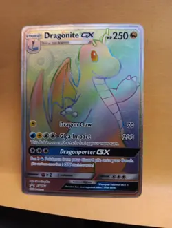 Dragonite GX Full ART Secret SM156 Pokemon Card NM 2018 Fast Shipping Rare - Image 2