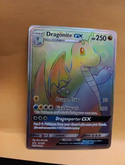Dragonite GX Full ART Secret SM156 Pokemon Card NM 2018 Fast Shipping Rare - Image 3