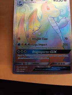 Dragonite GX Full ART Secret SM156 Pokemon Card NM 2018 Fast Shipping Rare - Image 4