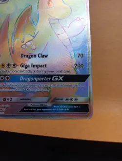 Dragonite GX Full ART Secret SM156 Pokemon Card NM 2018 Fast Shipping Rare - Image 5