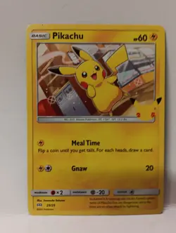 2021 Pokemon Basic Pikachu Card 25/25 EX FAST SHIPPING - Image 1