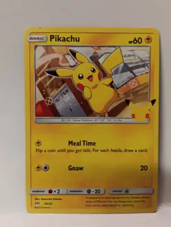 2021 Pokemon Basic Pikachu Card 25/25 EX FAST SHIPPING - Image 2