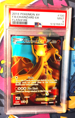 Charizard EX - Full Art Holo XY Flashfire Pokemon Card #100/106 PSA 9 Mint - Image 2