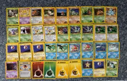 36 X GYM CHALLENGE POKEMON CARDS LP/NM FROM PACK TO FOLDER (NEVER PLAYED) - Image 1