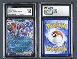 N's Zoroark ex Pokemon card, Journey Together set (098/159 Holo) CGC Gem Mint 10 - Image 1