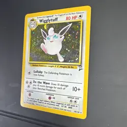 2000 Pokemon Base Set 2 Wigglytuff 19/130 Holo Rare SWIRL - Card B - Image 4