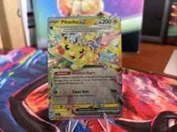 Pokemon TCG Pikachu EX Double Rare Holo Card 057/191 Surging Sparks - Image 1
