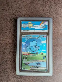 Pokemon TCG Bubble Mew EX 232/091 Paldean Fates SIR ACE 10 - Image 1