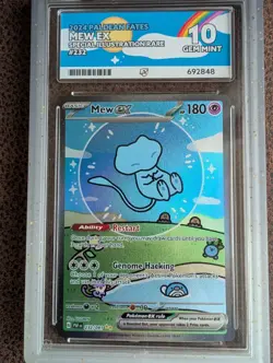 Pokemon TCG Bubble Mew EX 232/091 Paldean Fates SIR ACE 10 - Image 2