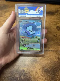Pokemon TCG Bubble Mew EX Paldean Fates Sir Ace 10 Gem Mint Card 232/091 - Image 3