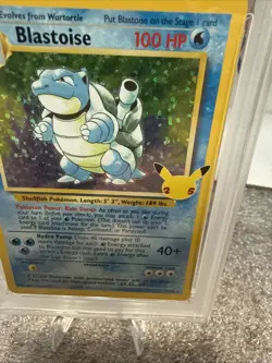 2021 Pokemon Celebrations Blastoise Holo #2 Classic Collection Base Set PSA 9 - Image 2