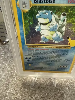 2021 Pokemon Celebrations Blastoise Holo #2 Classic Collection Base Set PSA 9 - Image 5