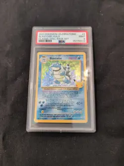 2021 Pokemon Celebrations Classic Collection Blastoise-Holo 2/102 PSA 9 - Image 1