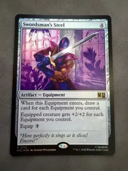 Swordsman's Steel Commander: Marvel Super Heroes Foil - Image 1