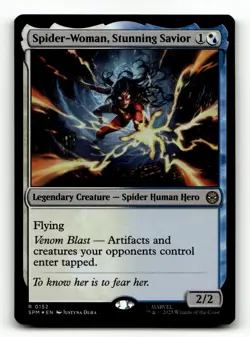 Spider-Woman, Stunning Savior 152 Foil R Marvel's Spider-Man - Image 1