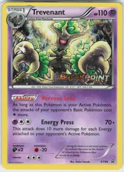 Trevenant (Prerelease) [Staff] XY94 Holo Promo XY Promo Pokemon LP - Image 2