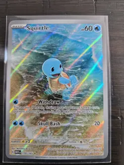 Pokemon Squirtle 170/165 SV Scarlet & Violet 151 Illustration Rare Holo - Image 1