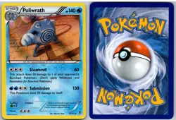 Poliwrath 17/111 Holo Rare Furious Fists Pokemon - Image 3