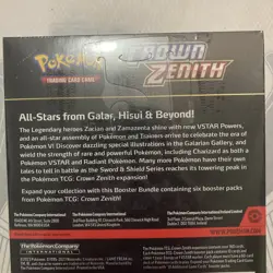 Pokemon TCG: Crown Zenith Booster Bundle NEW / Factory Sealed - Image 2