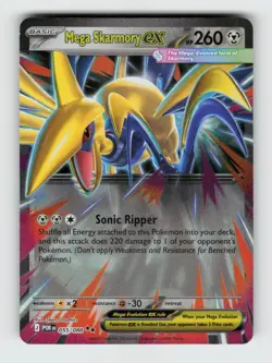 Mega Skarmory ex - 055/088 - Perfect Order - Pokemon - Double Rare - NM - Image 1