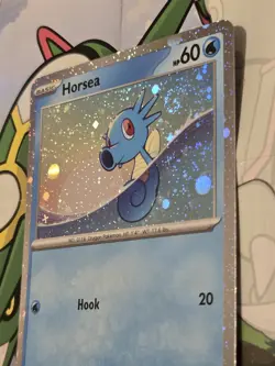 Horsea 137 SVP Pokemon TCG Black Star Promo With Swirl. - Image 1