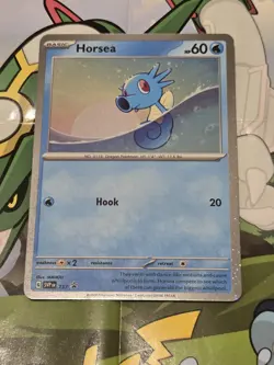 Horsea 137 SVP Pokemon TCG Black Star Promo With Swirl. - Image 2