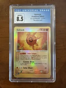 Solrock Pokemon Ex Sandstorm 13/100 Reverse Holo - Image 1