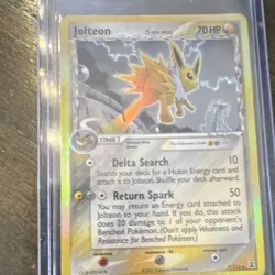 Pokemon TCG Jolteon Delta Species Holo Rare 7/113 70 HP English - Image 2