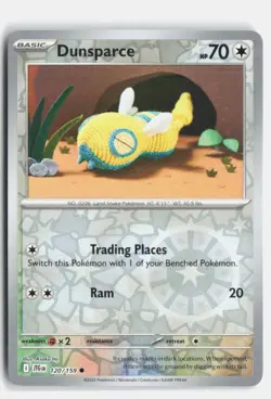 Dunsparce 120/159 Journey Together Common Pokemon Reverse Holo NM - Image 1
