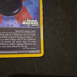 Pokemon R Energy 95/109 Reverse Holo Stamped LP/NM Uncommon EX Team Rocket Retur - Image 5