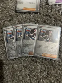 [4x Playset] Hilda 084/086 Sv: White Flare POKEMON TCG REVERSE HOLO - Image 1
