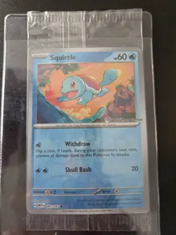 Squirtle Pokemon Center Exclusive 007/165 Reverse Holo Promo EN 2023 60 HP - Image 1