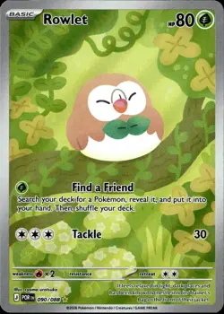 Rowlet 90 Perfect Order Full Art Illustration Rare Near Mint Pokemon TCG - Image 1