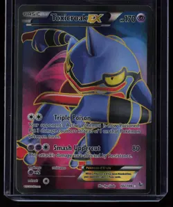 Toxicroak EX 102/106 Pokemon Flashfire Ultra Rare Lightly Played - Image 1