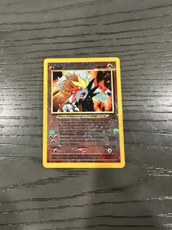SWIRL Entei 34 Black Star Promos Cosmos Reverse Holo WoTC Pokemon TCG 2001 Mp - Image 2