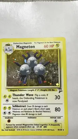 (swirl) Pokemon Magneton Holo Rare 009/102 - Image 2