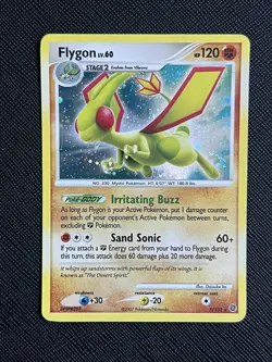 Pokemon TCG *SWIRL* Flygon 5/132 Secret Wonders Holo Rare (English) - LP - Image 2