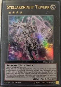 YuGiOh Stellarknight Triverr Ultra Rare 1st Edition NECH-EN054 - Image 1