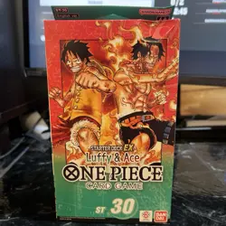 Brand New Sealed One Piece TCG Starter Deck ST-30 - Luffy and Ace English - Image 1