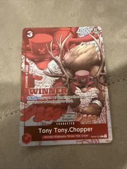 Tony Tony Chopper RARE WINNER CHAMPIONSHIP ALT ART OP04-010 ONE PIECE TCG - Image 1