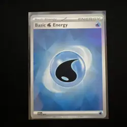 SVE011 Basic Water Energy : (Reverse Holo) Card : Pokemon Prismatic Evolutions - Image 1
