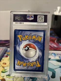 2025 POKEMON SVP EN-SV BLACK STAR PROMO #203 TEAM ROCKET'S WOBBUFFET PSA 9 - Image 2