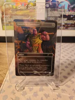 Swords To Plowshares P0001 Thanos Marvel PSA Promo Sealed Magic The Gathering - Image 1