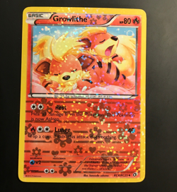 Growlithe RC4/RC25 B&W Legendary Treasures Pokemon Card Radiant Collection LP - Image 1
