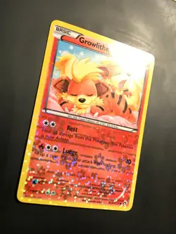 Growlithe RC4/RC25 B&W Legendary Treasures Pokemon Card Radiant Collection LP - Image 2