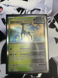 Pokemon Trading Card TCG Iron Leaves Future Art Holo 019/167 - Image 1