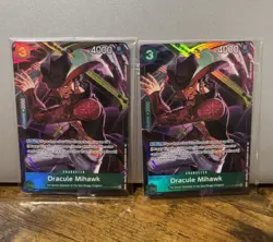 Dracule Mihawk (Illustration Vol. 4) - One Piece TCG Promo Card Lot of 2 Sealed - Image 1