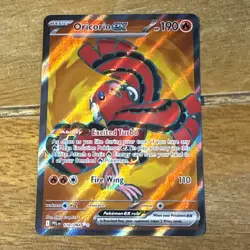 Oricorio Ex 110/094 Phantasmal Flames Ultra Rare Pokemon Card - Image 1