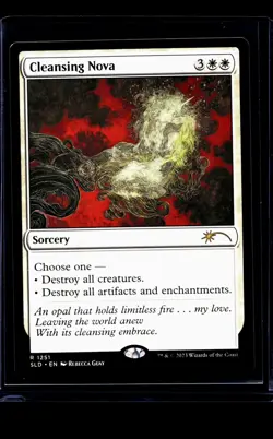 2023 MTG Magic The Gathering SLD Secret Lair Drop #1251 Cleansing Nova LP - Image 1